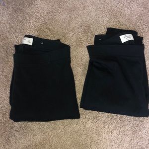 2 pairs Abercrombie & fitch black leggings